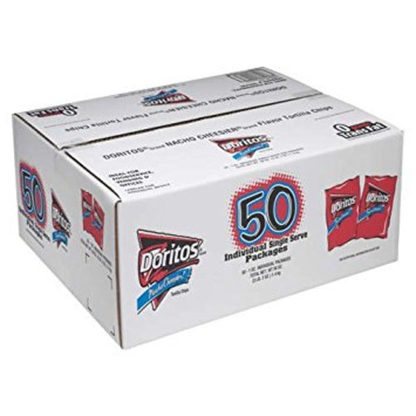 Doritos - Nacho Cheesier Chips - 50/1 oz pkgs