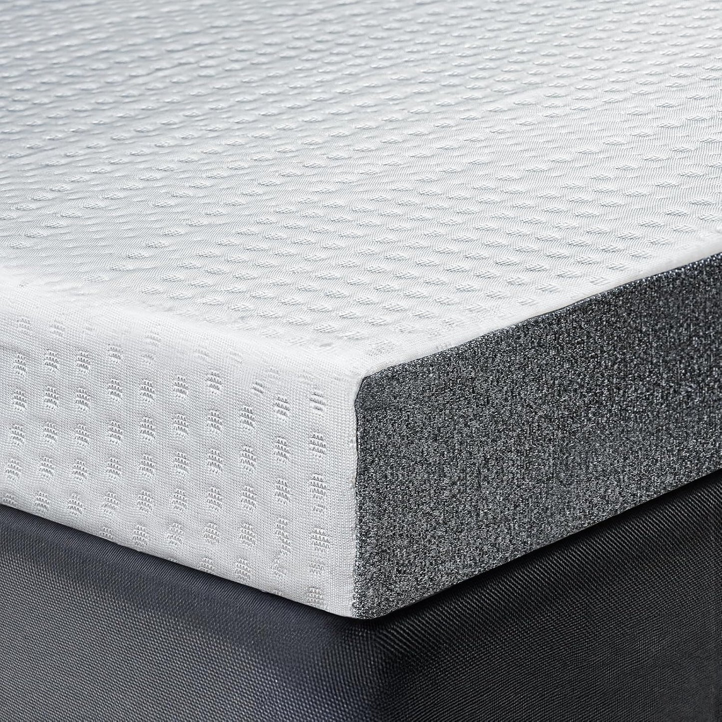 Cooling Mattress Topper Twin Size 4 Inch, Cooling Gel & Bamboo Charcoal Memory Foam Mattress Topper for Back Pain Relief, Firm Dual-Layer Foam Bed Pad with Removable Cover College Dorm