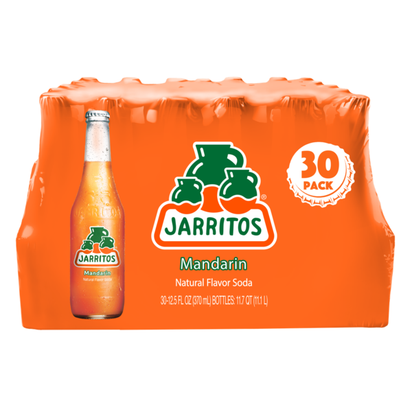 Jarritos Mandarin Natural Flavor Soda 12.5z