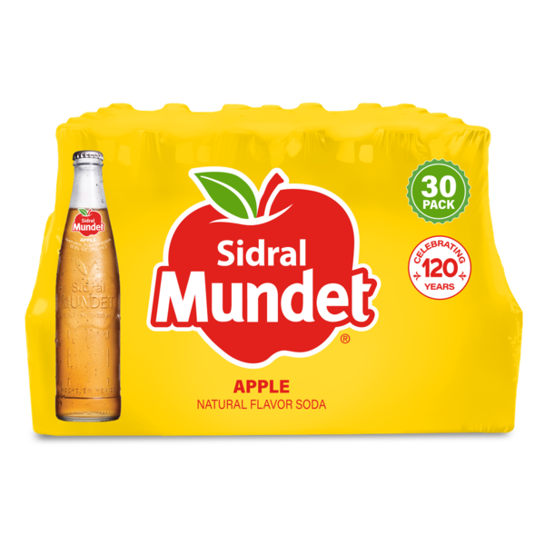 Sidral Mundet Apple Natural Flavor Soda 12z