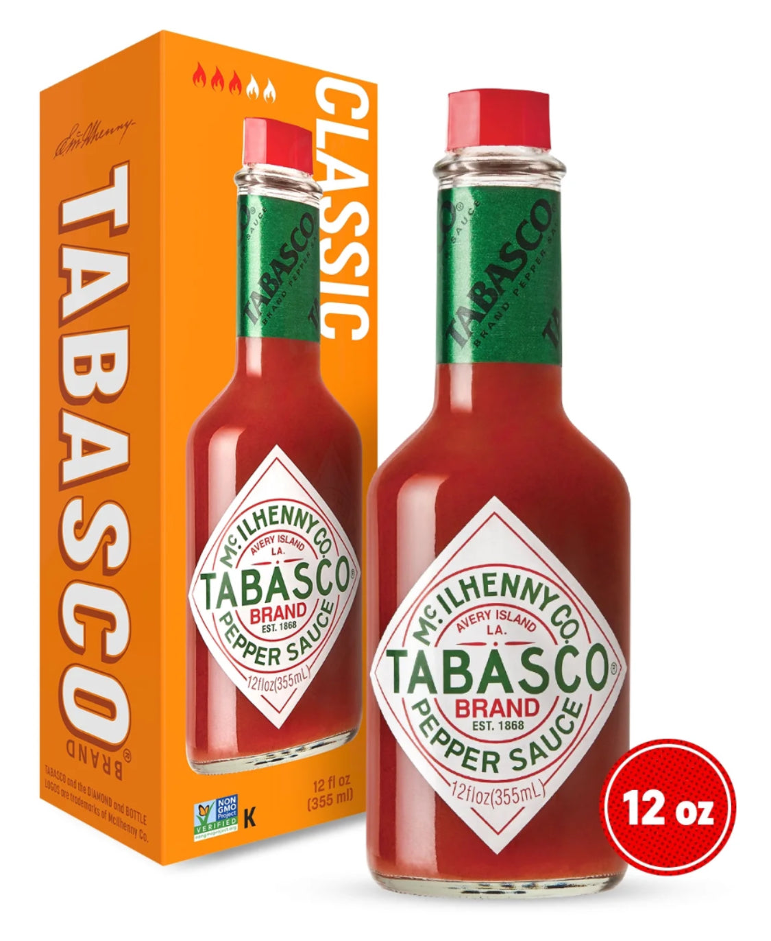 Tabasco - Red Pepper Hot Sauce - 12 oz Bottle