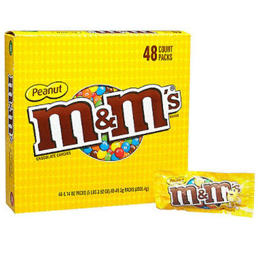 M&M's Peanut Candy - 48 Ct