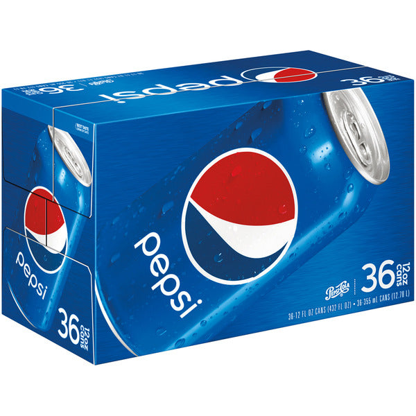Pepsi - Cola Cube Pack - 36/12 oz cans