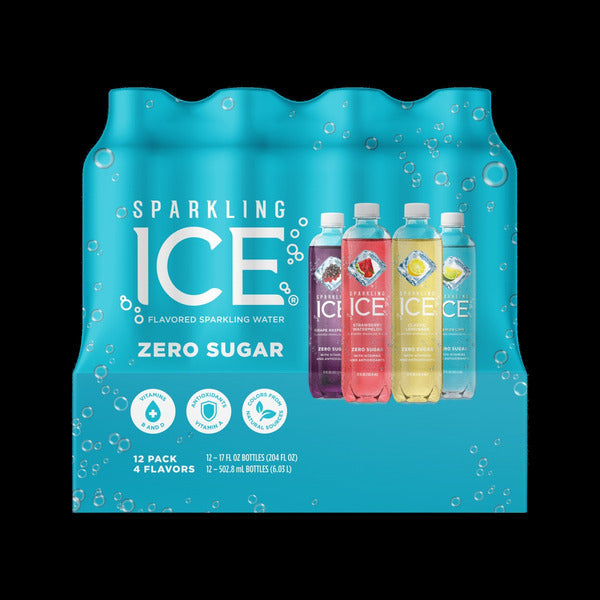 Sparkling Ice Blue Variety Pack Zero Sugar 12/17Z